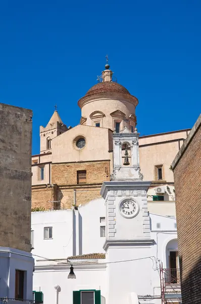 Panoramisch zicht op pisticci. Basilicata. Italië. — Stockfoto