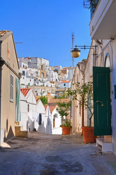 Une ruelle. Pisticci. Basilicate. Italie . — Photo