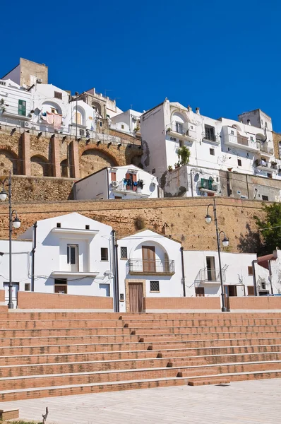 Pisticci panoramik manzaralı. Basilicata. İtalya. — Stok fotoğraf