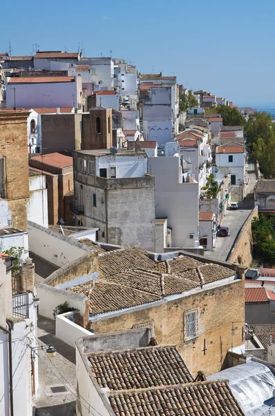 Panoramiczny widok pisticci. Basilicata. Włochy. — Zdjęcie stockowe