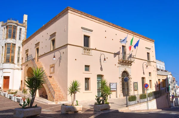 Gebouw van het stadhuis. Pisticci. Basilicata. Italië. — Stockfoto