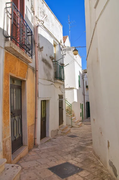 Para o beco. Noci. Puglia. Itália . — Fotografia de Stock