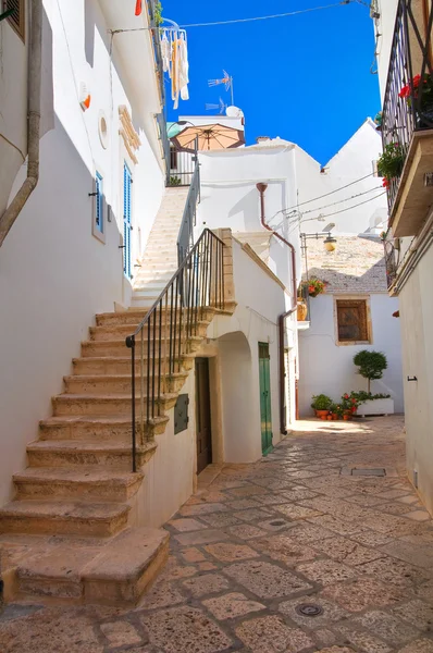 Para o beco. Noci. Puglia. Itália . — Fotografia de Stock