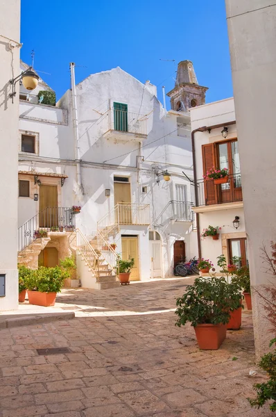 Vicolo. Noci. Puglia. Italia . — Foto Stock