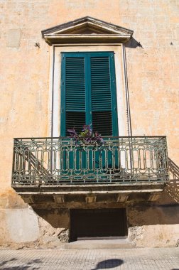 tarihi Saray. manduria. Puglia. İtalya.