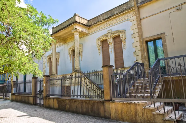 Historical Palace. Manduria. Puglia. Italy. — Stock Photo, Image