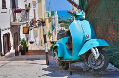 alleyway. Mattinata. Puglia. İtalya.