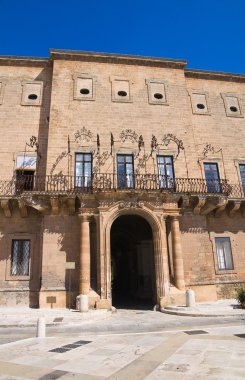 Imperiali-filotico Sarayı. manduria. Puglia. İtalya.