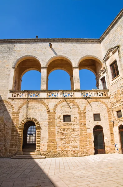 Norman-Swabian Castle. Mesagne. Puglia. Italy. — Stock Photo, Image