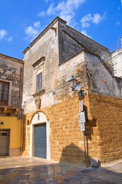 Para o beco. Mesagne. Puglia. Itália . — Fotografia de Stock