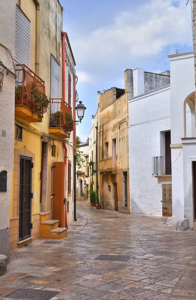 Uličky. Mesagne. Puglia. Itálie. — Stock fotografie