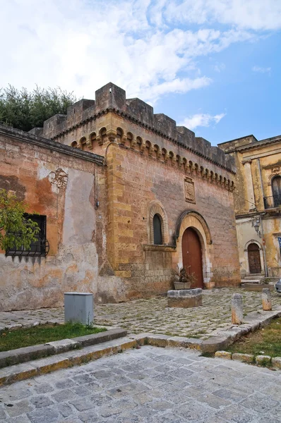 Dentice di frasso κάστρο. Σαν Βίτο ντέι Νορμάνι. Puglia. Ιταλία. — Φωτογραφία Αρχείου