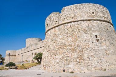 Angevine swabian castle. Manfredonia. Puglia. İtalya.