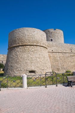 Angevine swabian castle. Manfredonia. Puglia. İtalya.