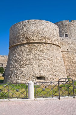 Angevine swabian castle. Manfredonia. Puglia. İtalya.