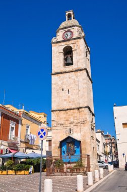 Saat Kulesi. Manfredonia. Puglia. İtalya.