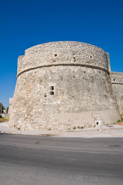 Castillo Angevine-Swabian. Manfredonia. Puglia. Italia . — Foto de Stock