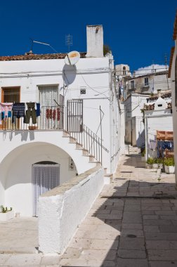 alleyway. Monte sant'angelo. Puglia. İtalya.