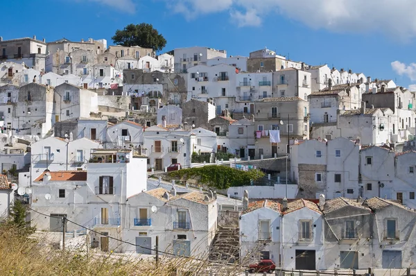 Vista panorámica del Monte Sant 'Angelo. Puglia. Italia . —  Fotos de Stock