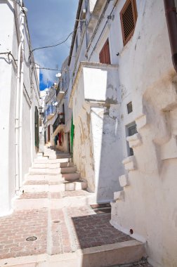 alleyway. Monte sant'angelo. Puglia. İtalya.