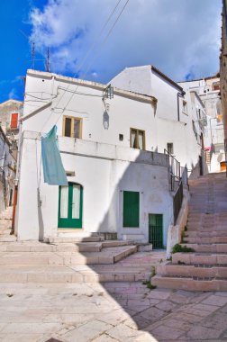 alleyway. Monte sant'angelo. Puglia. İtalya.