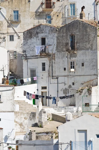 Panoramiczny widok na monte Sant'Angelo. Puglia. Włochy. — Zdjęcie stockowe