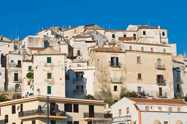 Rodi garganico panoramik manzaralı. Puglia. İtalya. — Stok fotoğraf