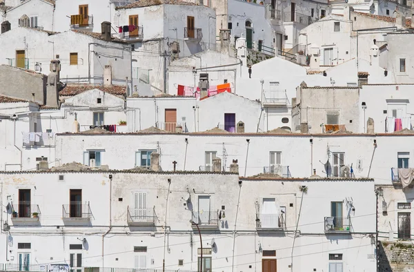 Panoramic view of Monte Sant 'Angelo. Апулия. Италия . — стоковое фото