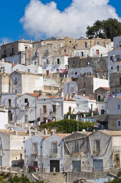 Panoramiczny widok na monte Sant'Angelo. Puglia. Włochy. — Zdjęcie stockowe