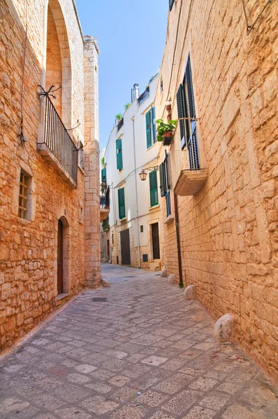 Σοκάκι. Conversano. Puglia. Ιταλία. — Φωτογραφία Αρχείου