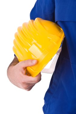 mavi yakalı işçi.