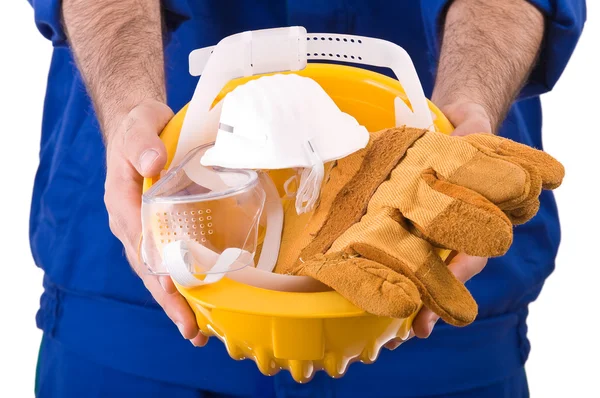 Arbeiter mit blauem Kragen. — Stockfoto