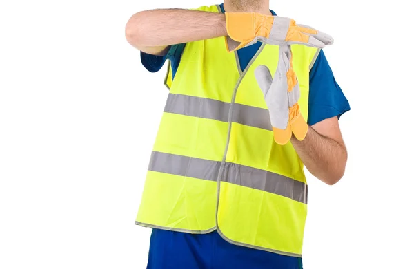 Trabajador de cuello azul . — Foto de Stock