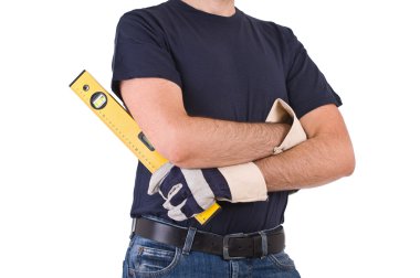 mavi yakalı işçi.