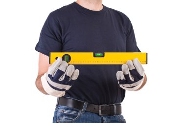 mavi yakalı işçi.