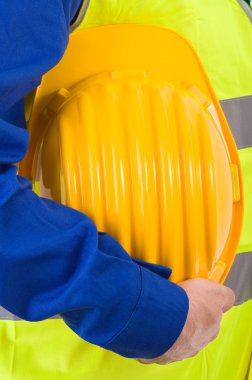 mavi yakalı işçi.