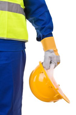 mavi yakalı işçi.