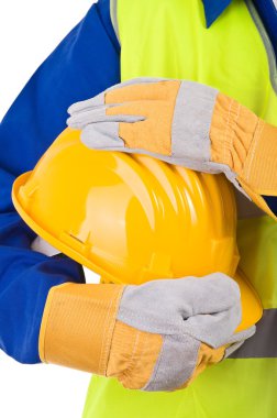 mavi yakalı işçi.