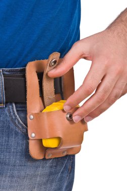 mavi yakalı işçi.