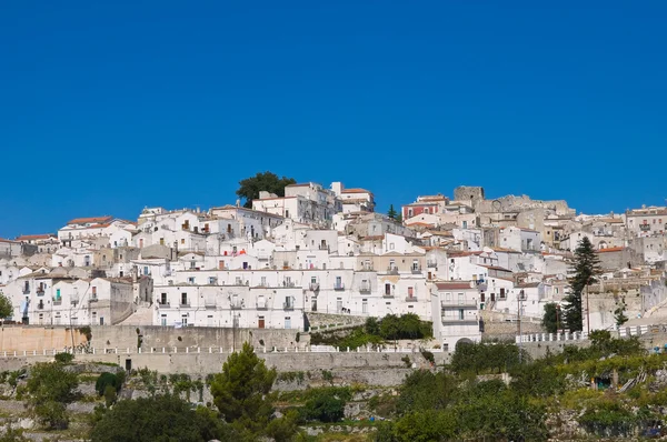 Vista panorámica del Monte Sant 'Angelo. Puglia. Italia . — Foto de Stock