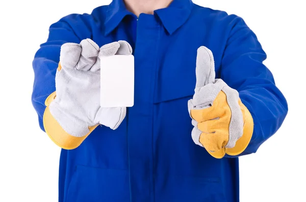 Blue collar worker. — Stock Photo, Image