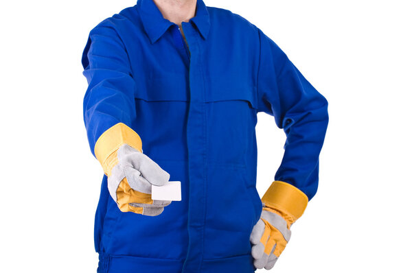 Синий воротничок
.