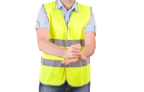 Trabajador de cuello azul . — Foto de Stock