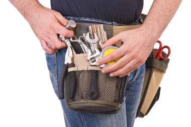 mavi yakalı işçi.