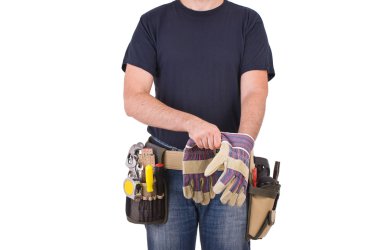 mavi yakalı işçi.