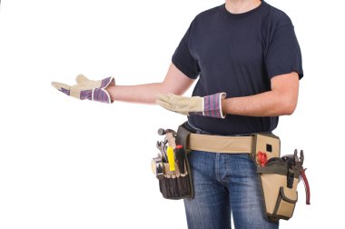 mavi yakalı işçi.