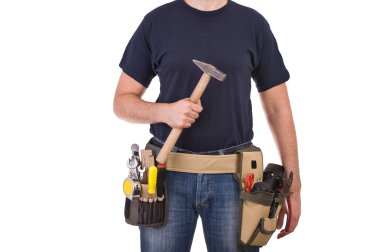 mavi yakalı işçi.