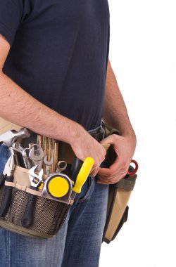 mavi yakalı işçi.