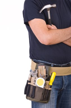 mavi yakalı işçi.