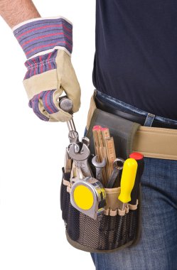 mavi yakalı işçi.